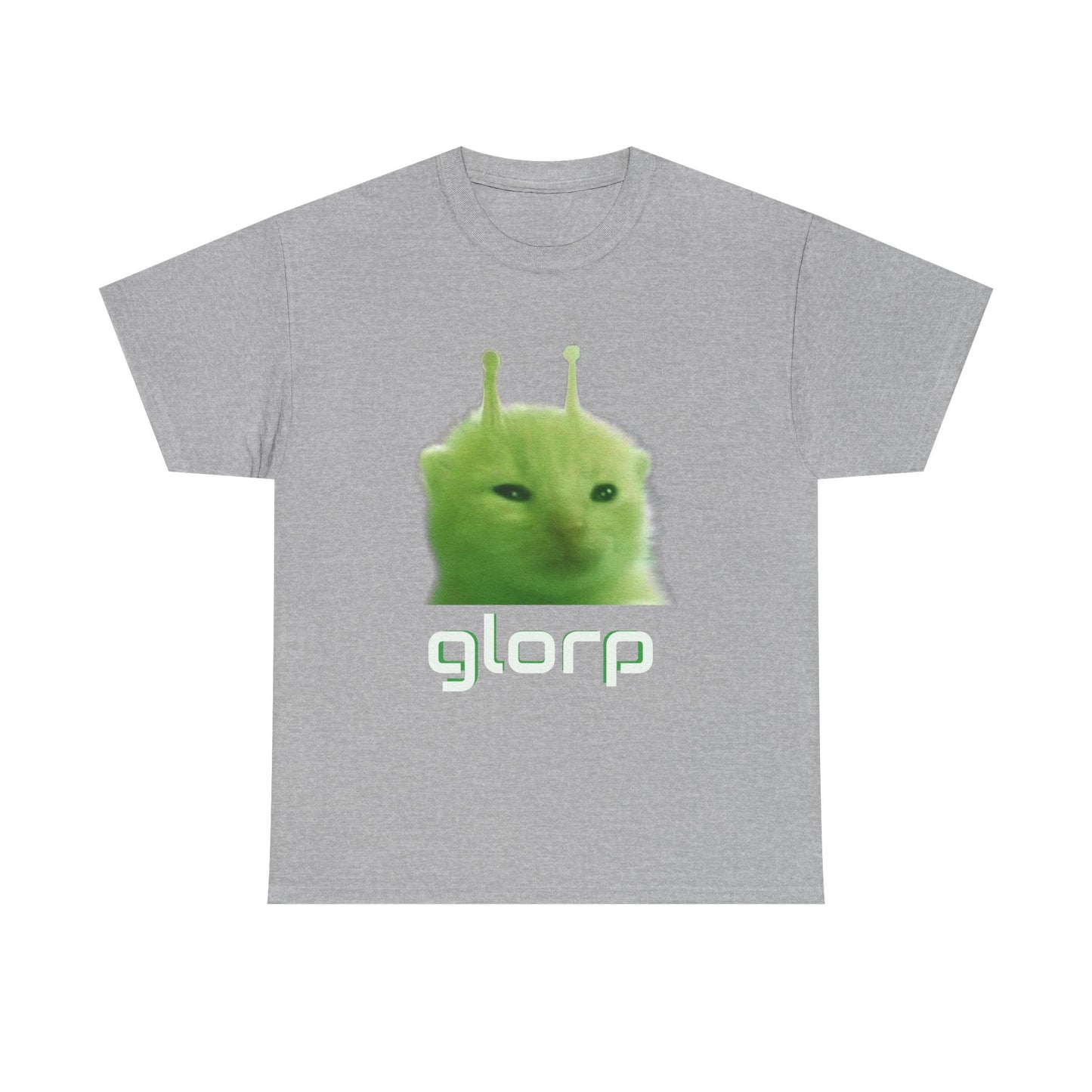 Glorp Shirt :) [ Fun Alien Cat Graphic Tee for Cat Lovers, Gifts for Friends, Quirky Fashion, Humor Clothing, Casual Wear, Unique Gifts ] Twitch chat meme