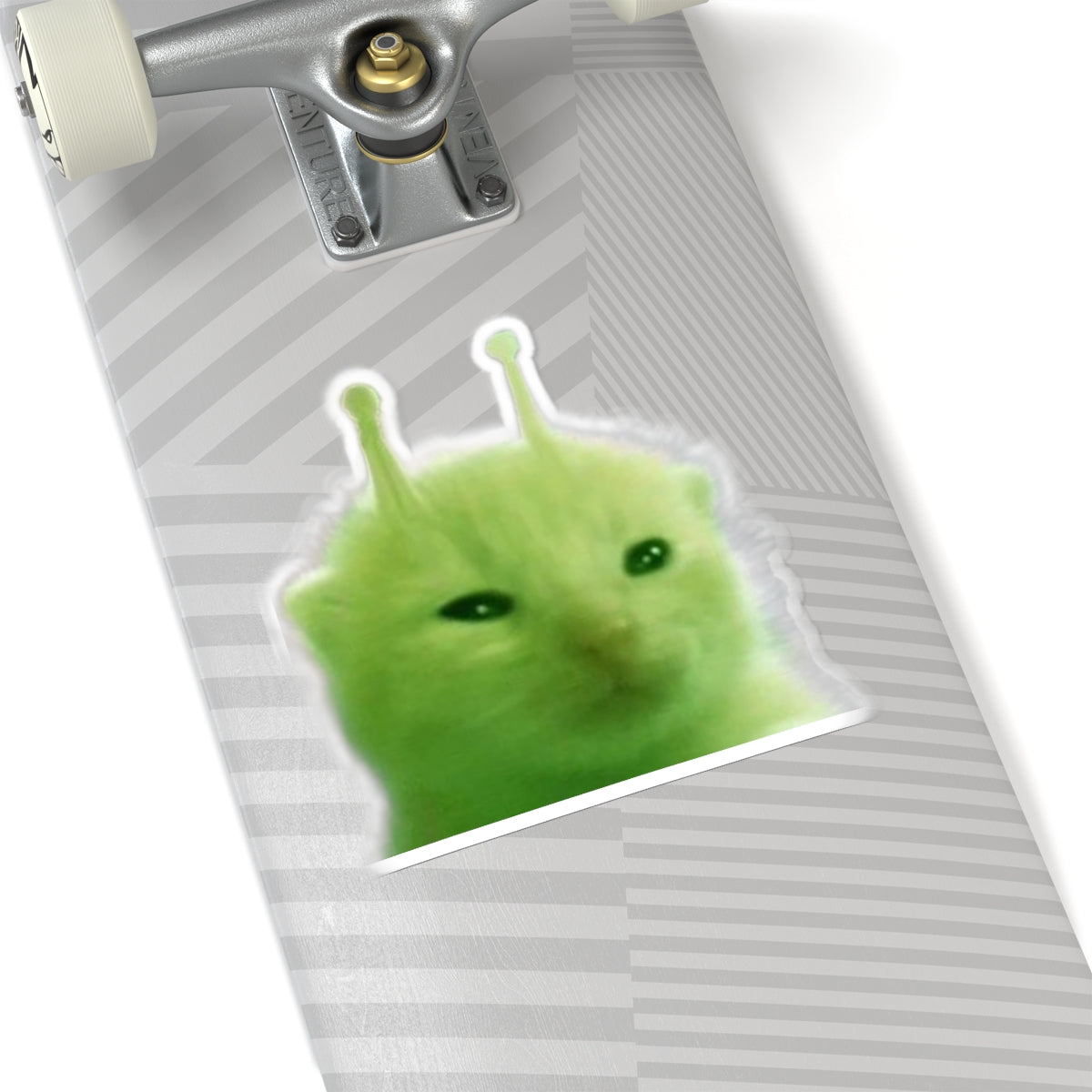 Cute glorp sticker!! :) [ Funny Alien Cat Kiss-Cut Stickers, Cute Cat Decals for Laptops, Water Bottles, Journal, Gift for Cat Lovers, Home Decor ] Twitch chat meme