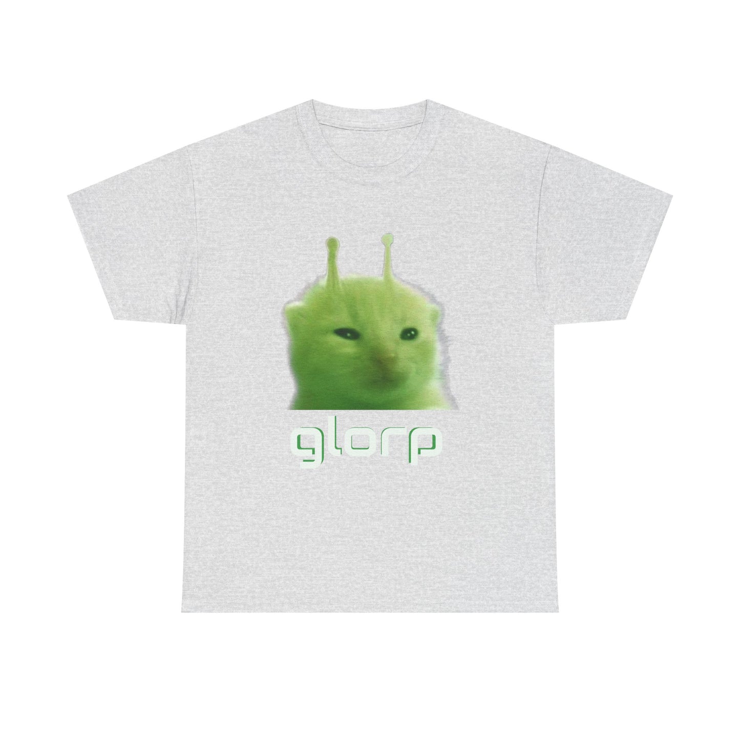 Glorp Shirt :) [ Fun Alien Cat Graphic Tee for Cat Lovers, Gifts for Friends, Quirky Fashion, Humor Clothing, Casual Wear, Unique Gifts ] Twitch chat meme