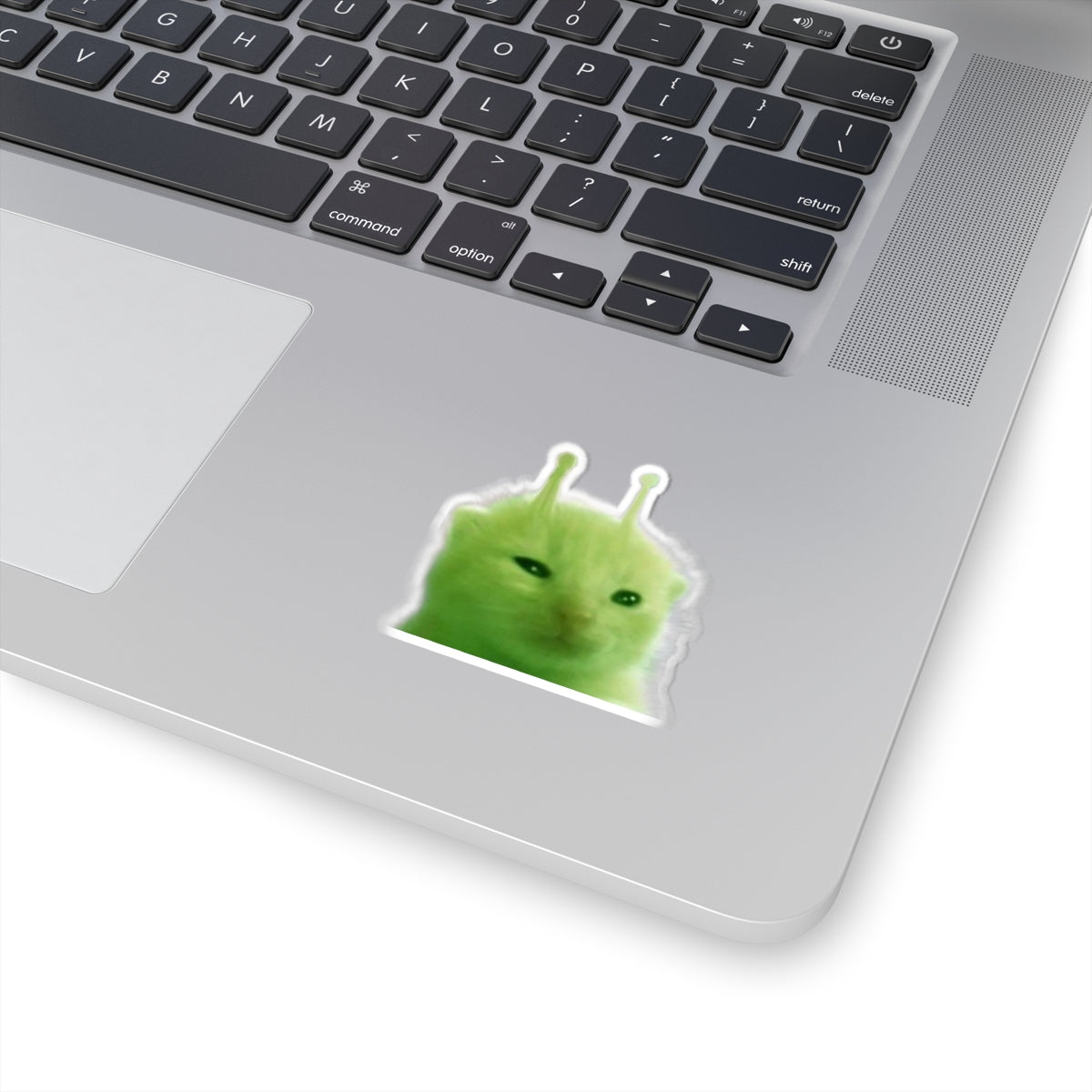 Cute glorp sticker!! :) [ Funny Alien Cat Kiss-Cut Stickers, Cute Cat Decals for Laptops, Water Bottles, Journal, Gift for Cat Lovers, Home Decor ] Twitch chat meme