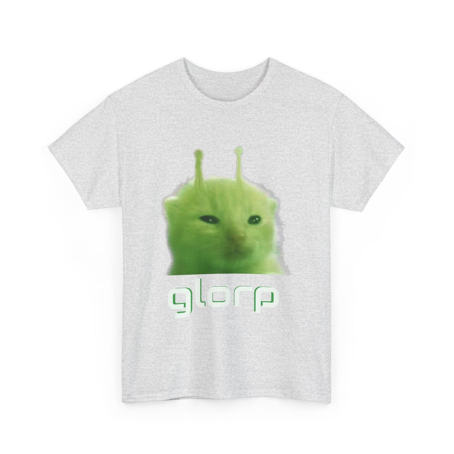 Glorp Shirt :) [ Fun Alien Cat Graphic Tee for Cat Lovers, Gifts for Friends, Quirky Fashion, Humor Clothing, Casual Wear, Unique Gifts ] Twitch chat meme