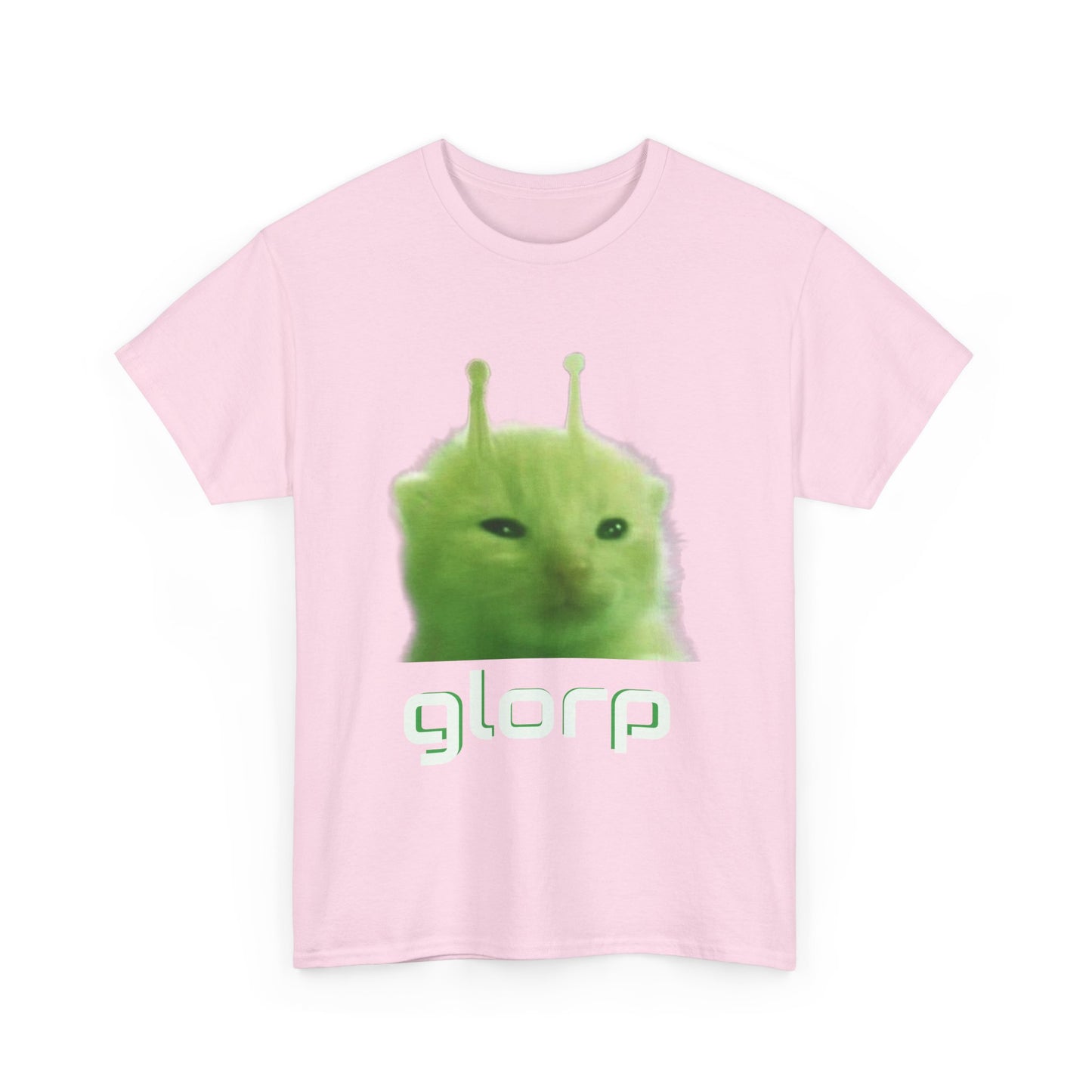 Glorp Shirt :) [ Fun Alien Cat Graphic Tee for Cat Lovers, Gifts for Friends, Quirky Fashion, Humor Clothing, Casual Wear, Unique Gifts ] Twitch chat meme