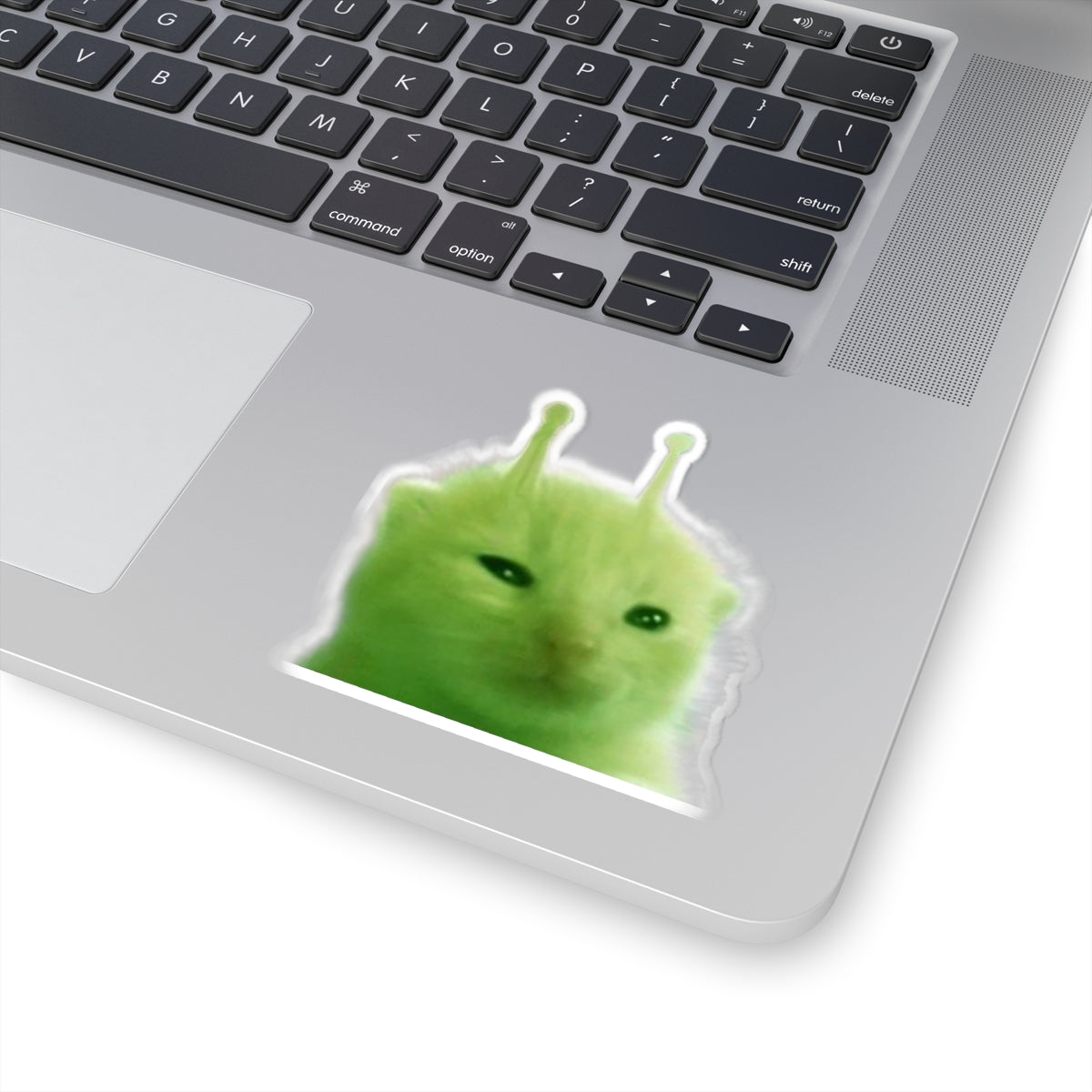 Cute glorp sticker!! :) [ Funny Alien Cat Kiss-Cut Stickers, Cute Cat Decals for Laptops, Water Bottles, Journal, Gift for Cat Lovers, Home Decor ] Twitch chat meme