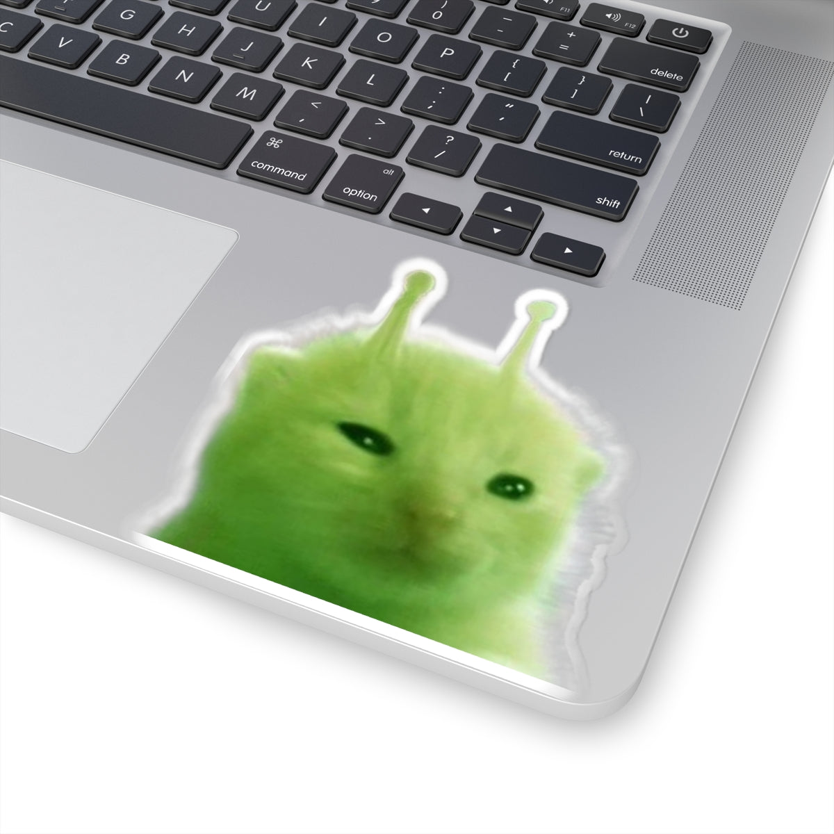 Cute glorp sticker!! :) [ Funny Alien Cat Kiss-Cut Stickers, Cute Cat Decals for Laptops, Water Bottles, Journal, Gift for Cat Lovers, Home Decor ] Twitch chat meme