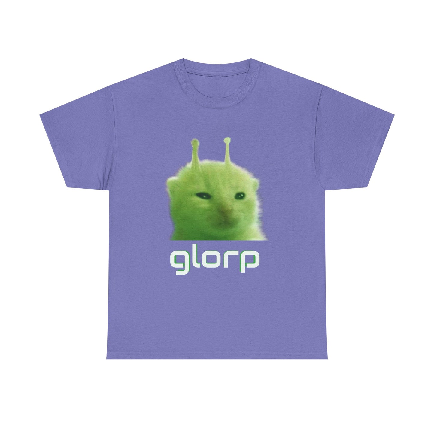 Glorp Shirt :) [ Fun Alien Cat Graphic Tee for Cat Lovers, Gifts for Friends, Quirky Fashion, Humor Clothing, Casual Wear, Unique Gifts ] Twitch chat meme